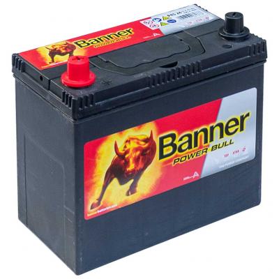 Banner Power Bull P4524 013545240101 akkumulátor, 12V 45Ah 390A B+, japán